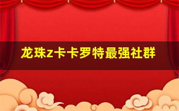 龙珠z卡卡罗特最强社群