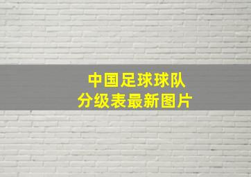 中国足球球队分级表最新图片