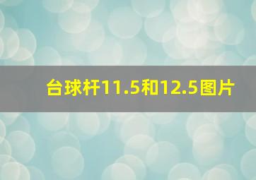 台球杆11.5和12.5图片